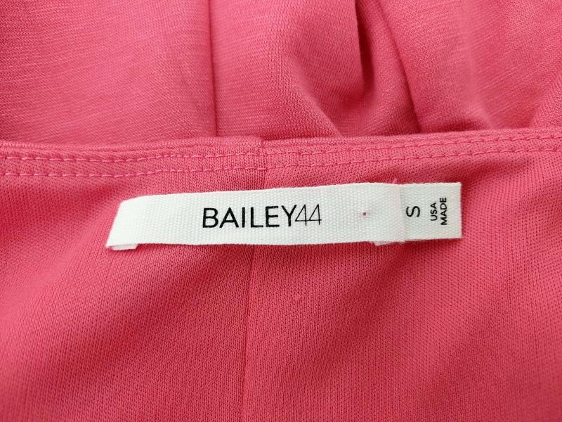 Bailey 44 Topspin Top Rose Pink Women's Sz S Wide Ruffle Straps Square Neckline
