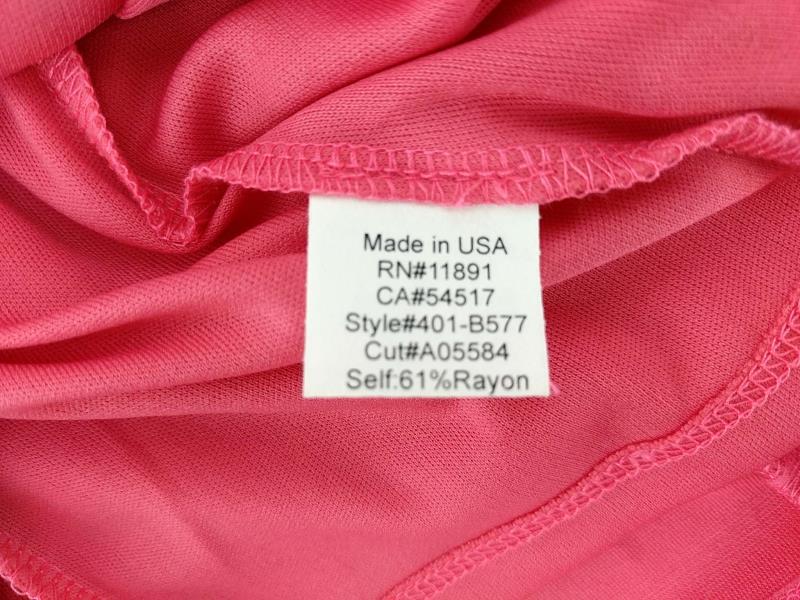 Bailey 44 Topspin Top Rose Pink Women's Sz S Wide Ruffle Straps Square Neckline