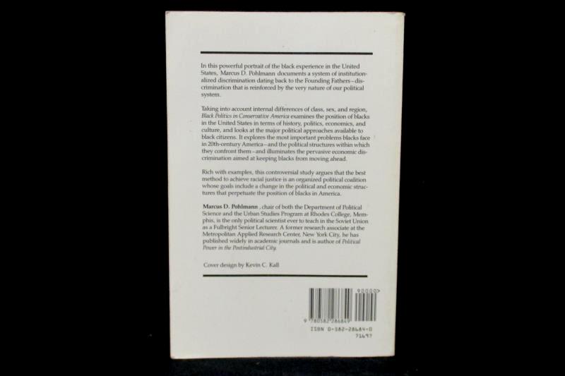 Black Politics in Conservative America by Marcus D. Pohlmann