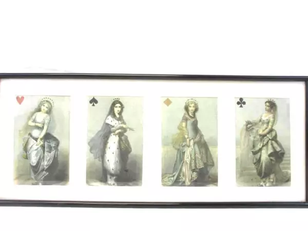 Life Moments Art Print Playing Card Queens Framed Judith Pallas Rachel Argine