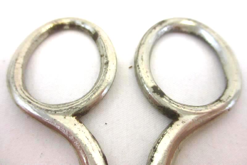 Lot of 3 Vintage Scissors Kleencut Forged Steel Hair Crafts Decor Silver Toned