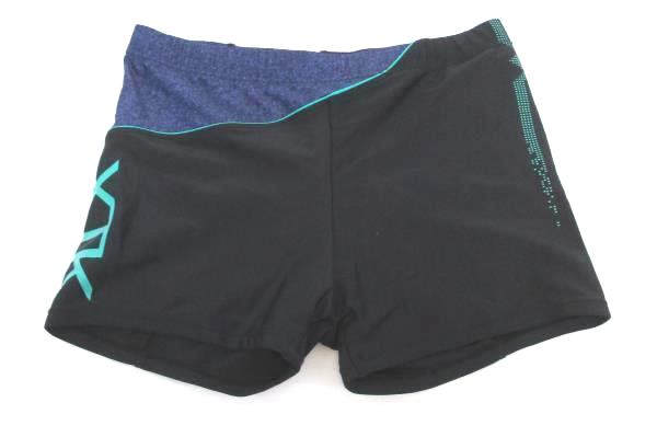 JH XTK Black Teal Blue Drawstring Waist Active Shorts Women's Size XL