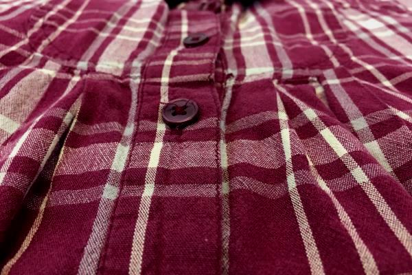 Decree Women's Purple Striped Button Up Long Sleeve Shirt Size Large L/G