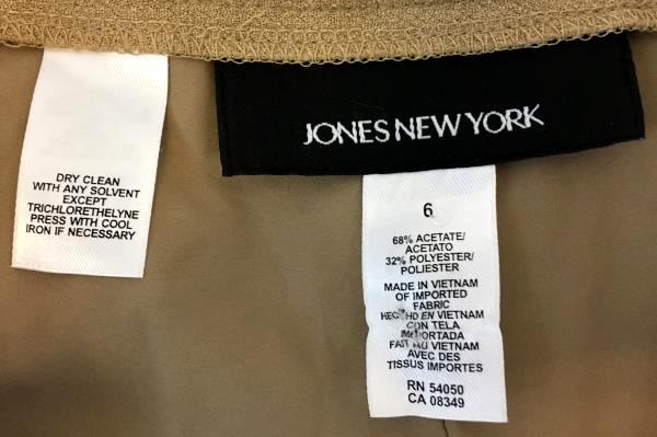 Jones New York Tan Women's Slacks Size Six