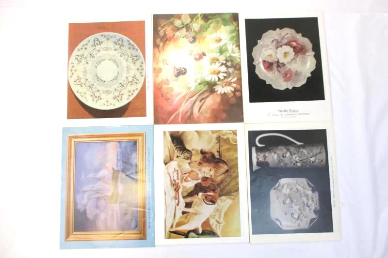 Lot of 6 The China Painter Magazines 1987 1988 WOCP Vintage Issues March August