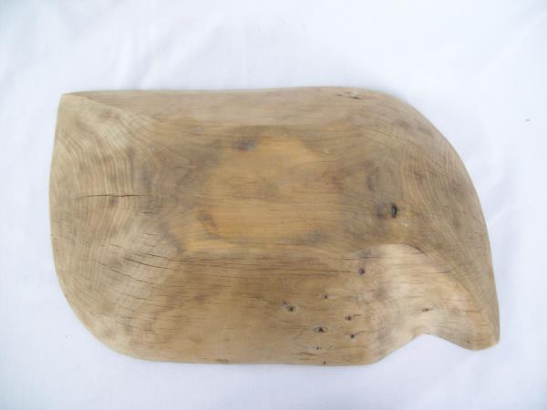 Ornate Wood Hand Carved Bowl Display Rustic Home Decor Display