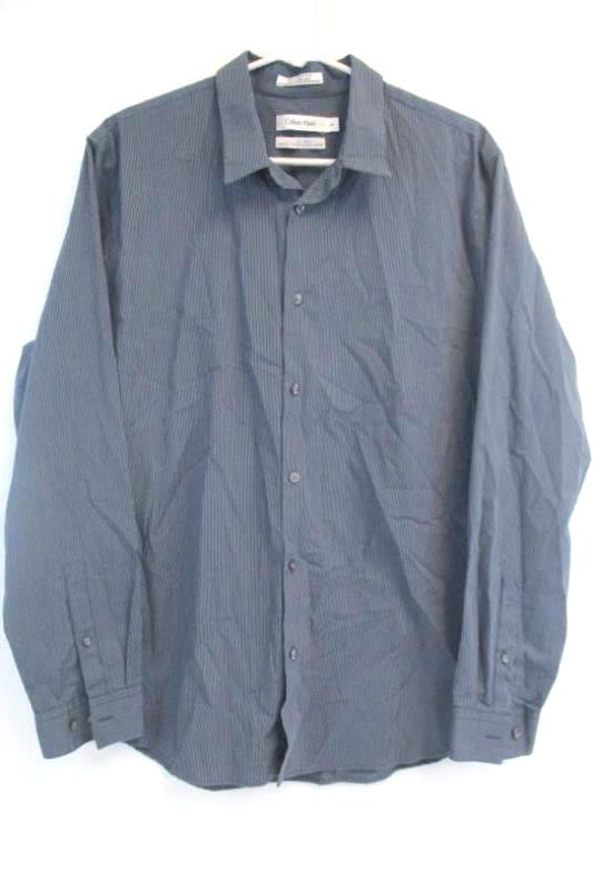 Lot of 2 Men's Button Down Casual Shirts Size L Banana Republic Calvin Klein