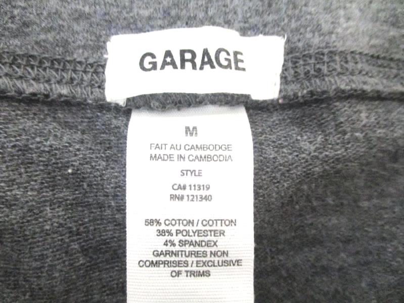 Garage Gray Leggings Elastic Waist Cotton Blend Women's Size Medium