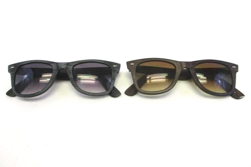 Lot of 2 Hawaiian Tropics Grain Sunglasses Gray Brown Unisex Adults