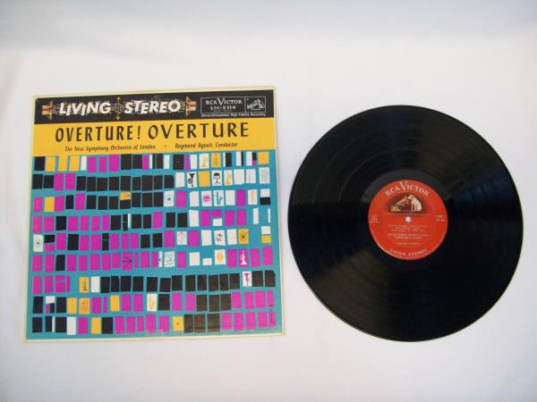 Overture! The New Symphony Orchestra Of London Vinyl Record Raymond Agoult 1958