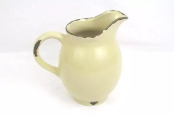 Steal Street Rustic Bear Ceramic Pitcher Beige Brown Wilderness Kitchen Home
