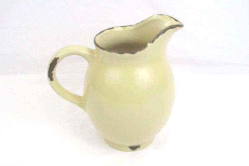 Steal Street Rustic Bear Ceramic Pitcher Beige Brown Wilderness Kitchen Home
