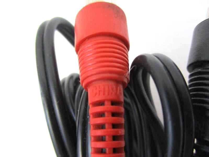 Lot of 6 Auxiliary Cords RCA To Aux Home Audio Different Lengths Various