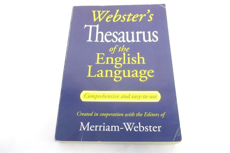 Lot of 2 Thesaurus Scholastic Pocket Websters Of The English Language Paperback