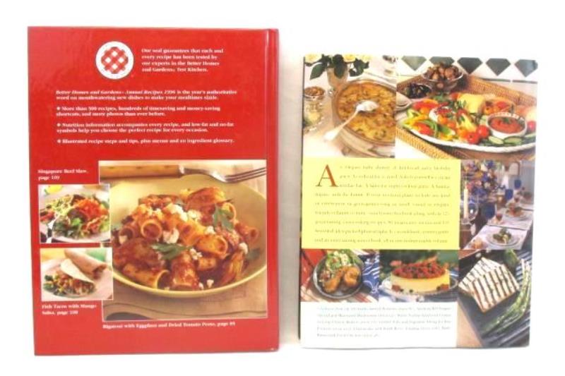 Lot 2 Cookbooks Better Home Annual Recipes 1996 Bon Appetit Weekend Entertaining