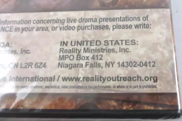 Reality Ministries Presents Last Chance DVD When Reality Strikes Factory Sealed