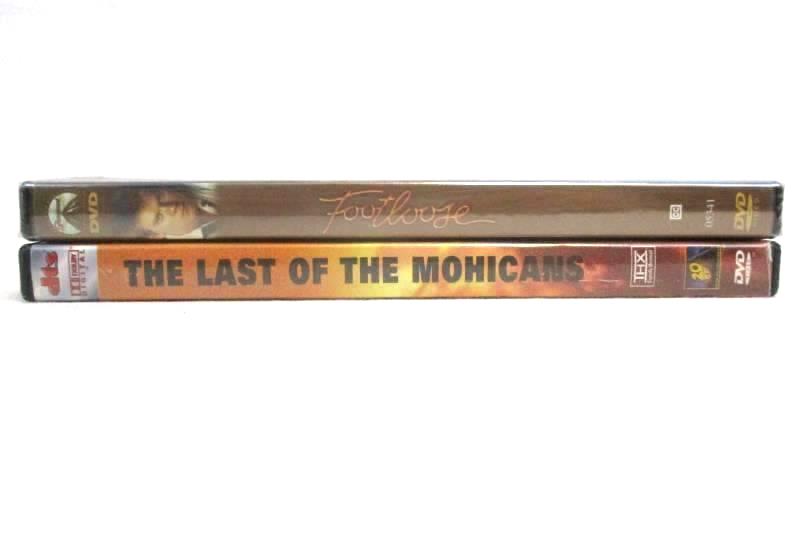 Lot of 2 DVD Movies Last Of The Mohicans Footloose Special Collectors Edition