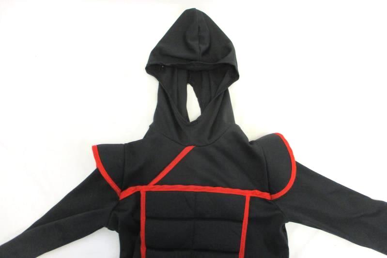 California Costume Children's Unisex Ninja Costume Size Toddler Large Black