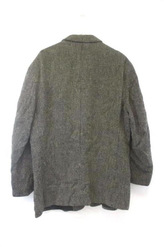 DKNY Textured Striped Wool Suit Jacket Men's Size 44R Pockets Collared