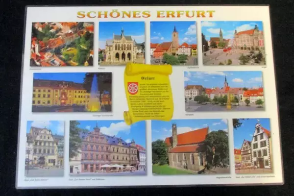Lot of 3 Laminated Placemats Schones Erfurt Kappeln Schone Schler Germany
