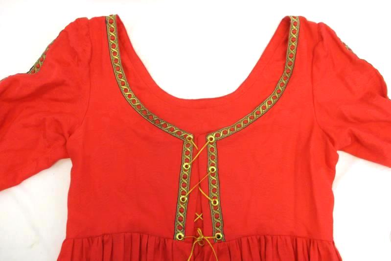 Medieval Style Halloween Costume Dress No Size Tag Measures Like XL
