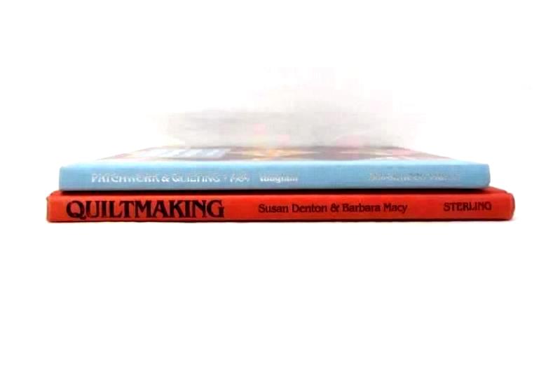 Lot of 2 Quilting Books Patchwork & Quilting 1989 Quiltmaking Susan Denton