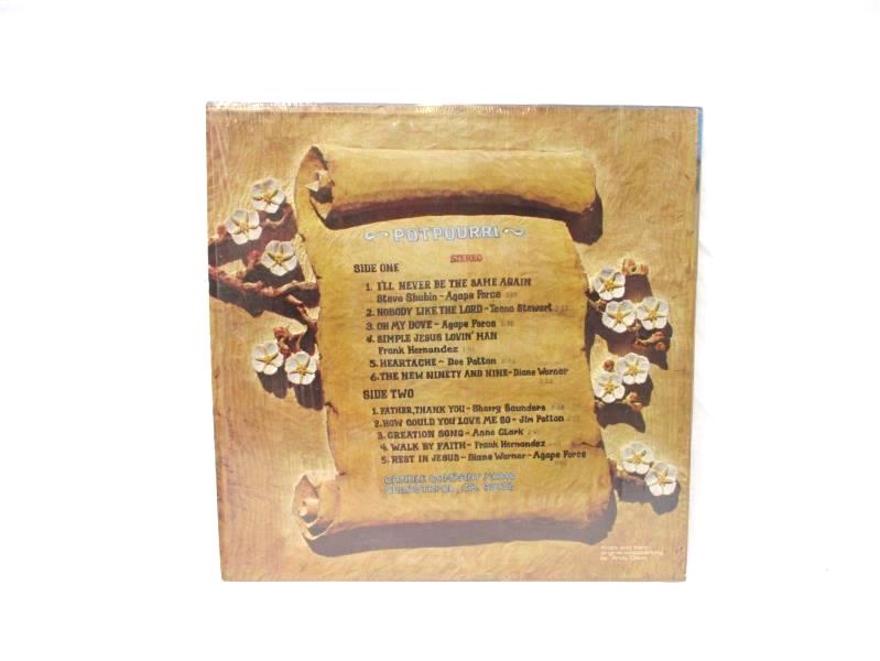 The Agape Force Potpourri 1974 12" Vinyl 33 RPM LP Record