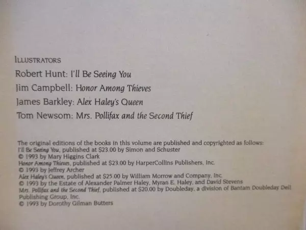 Dorothy Gilman Mrs Pollifax And The Second Thief Unbound Loose 1993 Doubleday