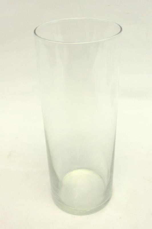 Lot of 3 Clear Glass Candle Holders Assorted Sizes Short Medium Tall
