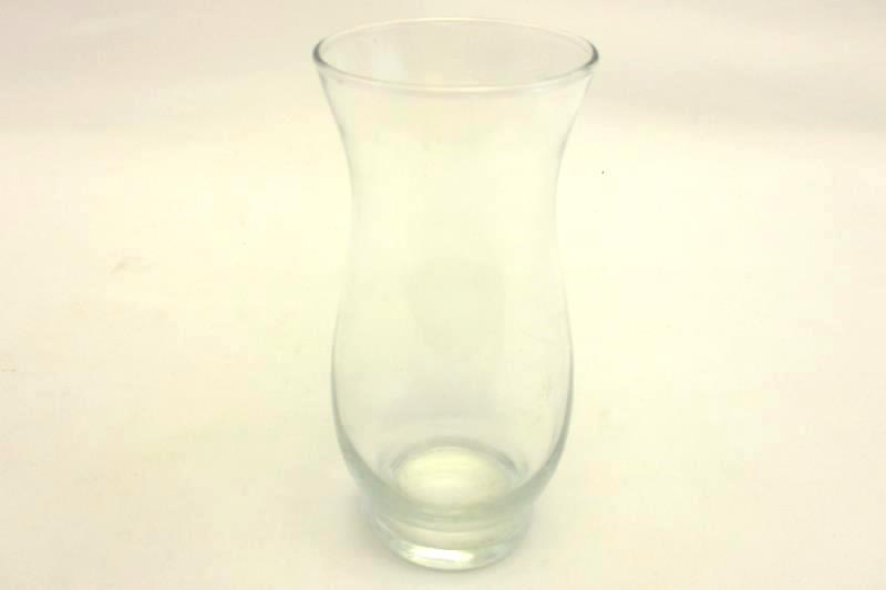 Lot of 3 Clear Glass Candle Holders Assorted Sizes Short Medium Tall