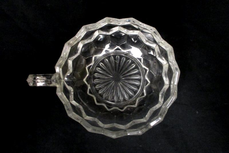 Vintage Fostoria American Handled Nappy Clear 5.75 in