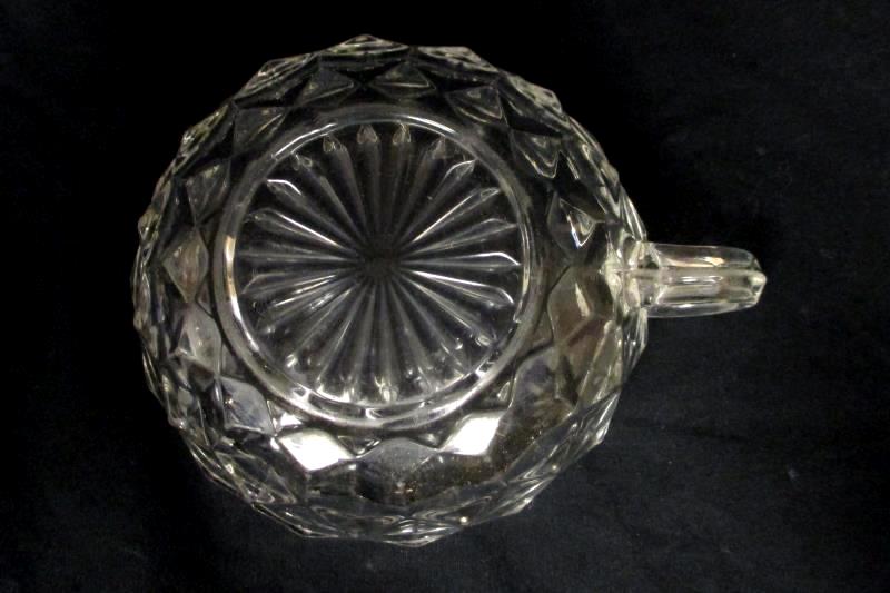 Vintage Fostoria American Handled Nappy Clear 5.75 in