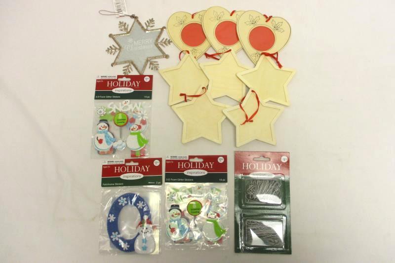 Lot of 13 Holiday Inspirations Christmas Ornament Crafting Supplies