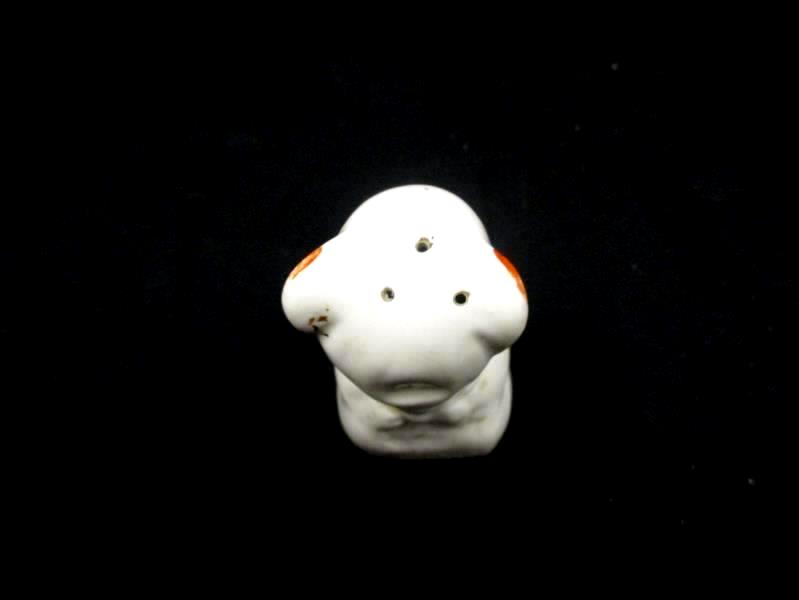 Lot of 4 Vintage 1940's Ceramic Mouse Salt Pepper Shakers Cork Bottoms