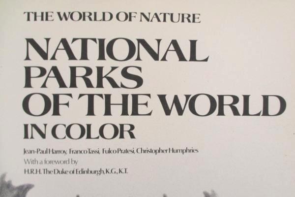 National Parks of the World in Color the World of Nature 1974 HB/DJ Italy