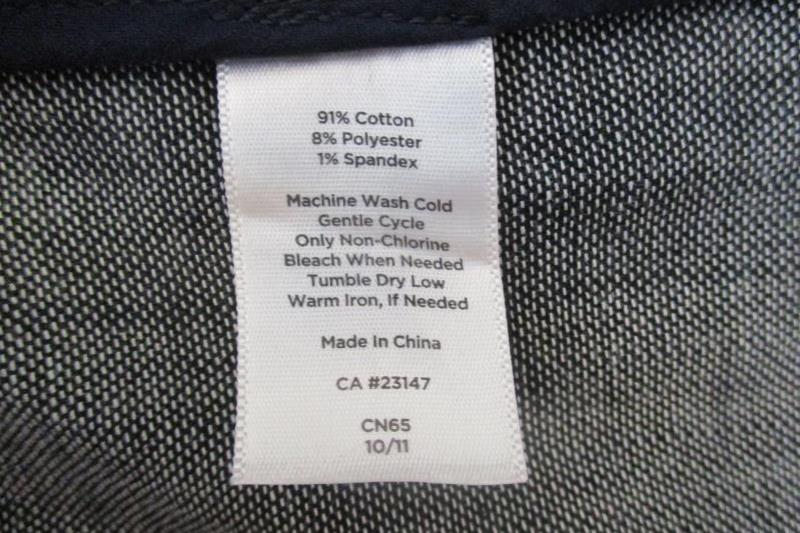 Talbots Denim Jacket Dark Wash Double Breasted Pockets Women's Size 4