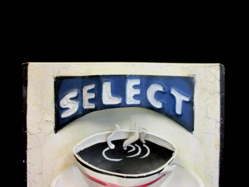 Metal Coffee Hanging Wall Decor Art Select Hits The Spot Tin