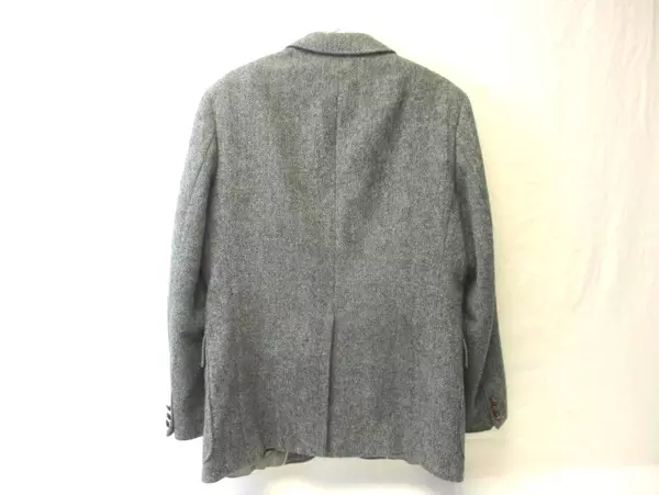 Alexander Shields Jacket Gray Sport Men's Size 42 R Pocket Square