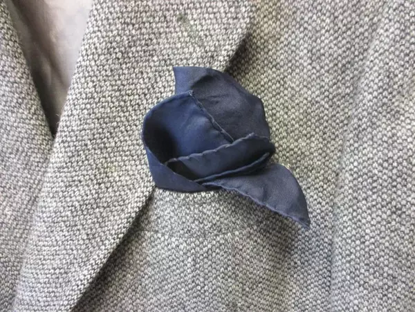 Alexander Shields Jacket Gray Sport Men's Size 42 R Pocket Square
