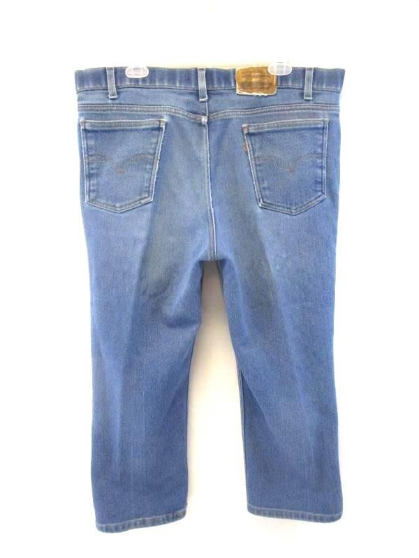 Levi's Action Denim Jeans Pockets Distressed Men's Size 40W x 22L Cropped