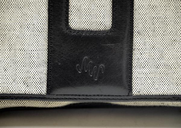 MONSAC S0310F Original Leather Black Onyx Shoulder Bag Purse NWT