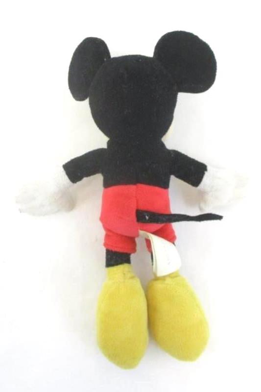 Disney Mickey Mouse Bean Bottom Plush Stuffed Animal 10.5"