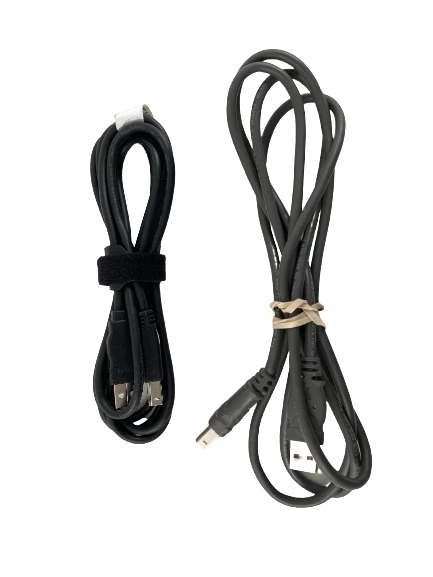 Lot of 2 Networking USB Printer Cables Computer To Printer HP Black and Gray