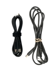 Lot of 2 Networking USB Printer Cables Computer To Printer HP Black and Gray