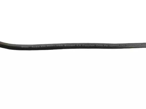 Lot of 2 Networking USB Printer Cables Computer To Printer HP Black and Gray