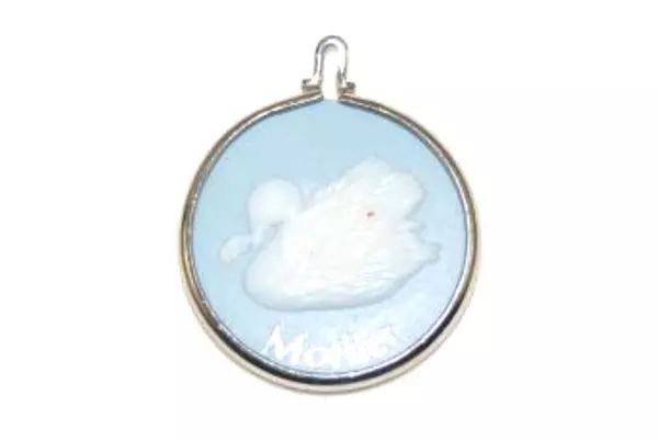 1989 Hallmark Keepsake Mini MOTHER with SWAN Design Miniature Ornament QXM564-5