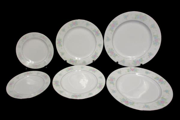 12 Piece China Garden Prestige Jian Shiang Service Set for 2 House Warming Gift