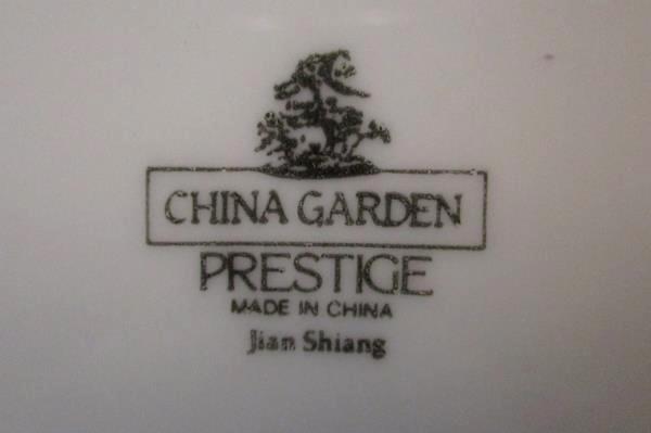 12 Piece China Garden Prestige Jian Shiang Service Set for 2 House Warming Gift