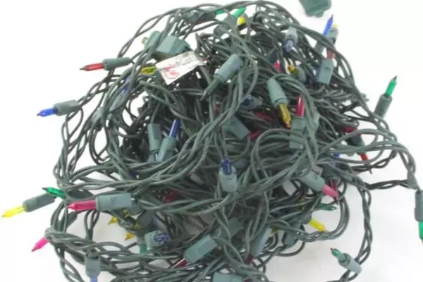 Lot of 3 Strings Christmas Tree Mini Lights 100 50 Bulb Multi Clear Tested