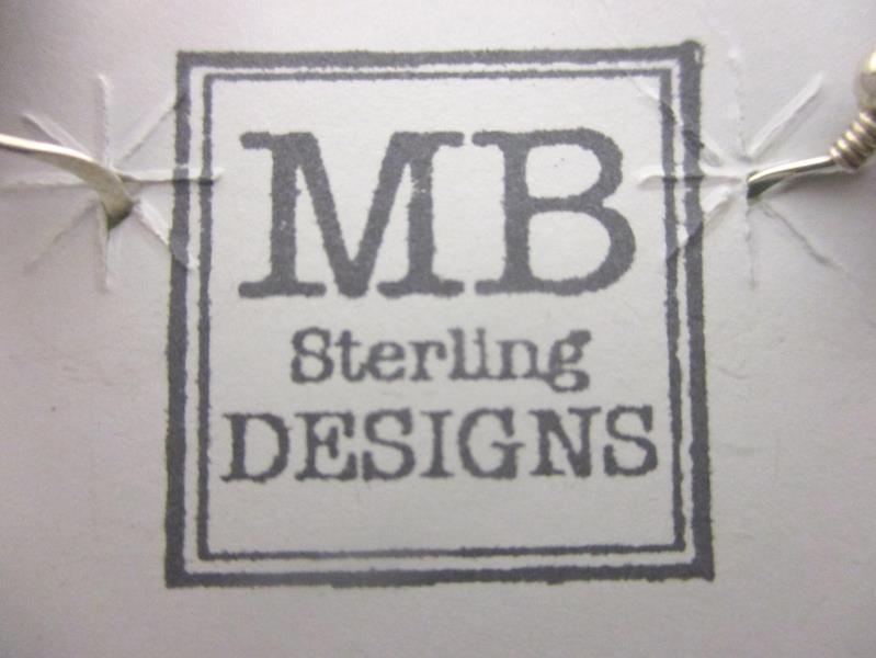 MB Sterling Designs Earrings Hand Crafted Copper Brass Shield Pierced